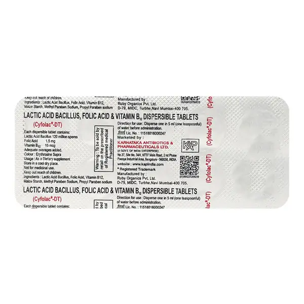 Cyfolac DT Tablet